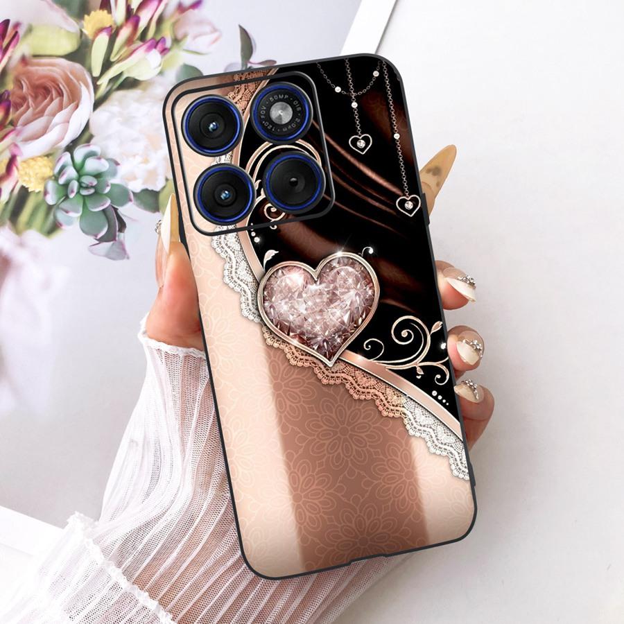 For Motorola Edge 70 / Moto X70 Air Back Cover for Moto Edge70 X 70Air Case TPU Soft Silicone Cute Cat Printed Phone Case Cover