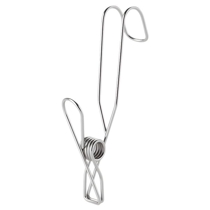 Stainless Steel Clothes Drying Clip Long Tail Hook Clip Long Tail Hook Steel Wire Clip Drying Clip Household Multi-functional Hook Clip