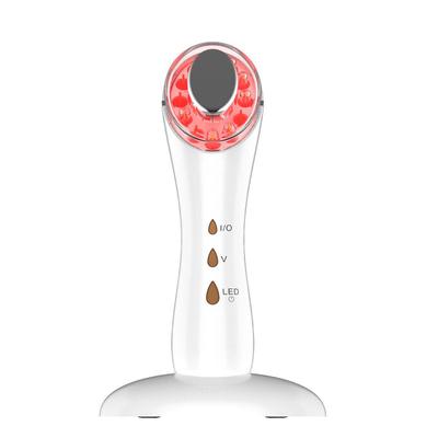 Ultrasonic Iontophoresis & Vibrating Light Therapy Skin Rejuvenation Device