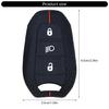 Key Cover Protective Shell Soft Fob Protector Cover Car Key Case for 208 308 408 Full Protection Key Fob Case