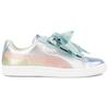 Puma Basket Heart Bauble FM Silver Women Sneakers 364809-01