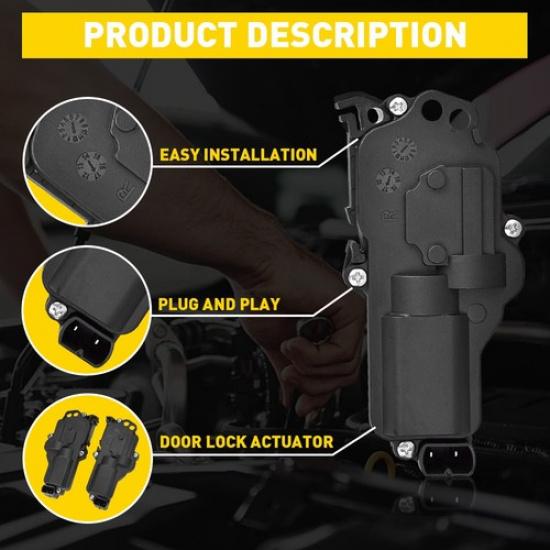 Left & Right Power Door Lock Actuator For Ford F150 F250 F350 Lincoln Mercury EA