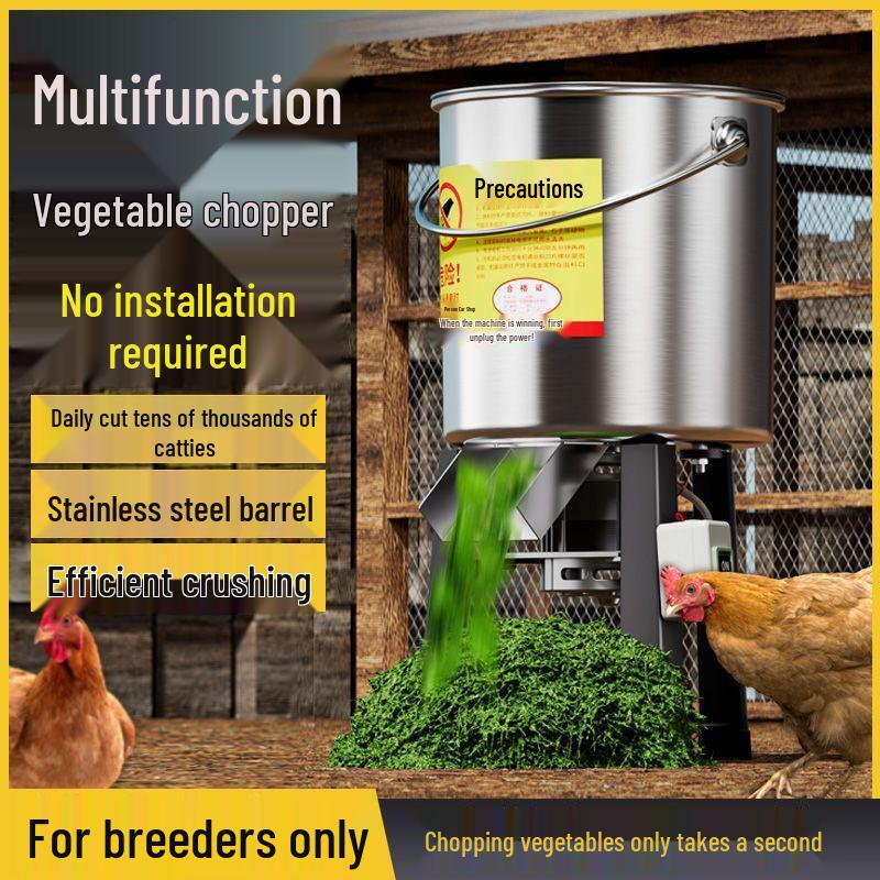 Broyeur à légumes et balle en acier inoxydable avec broyeur d'aliments pour volaille