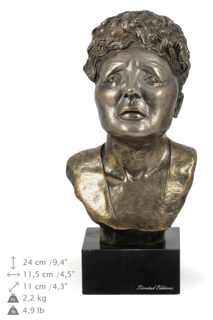 Édith Piaf – Marble bust, statuette of a famous person | Art-Dog
