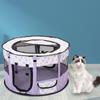 Foldable Pet Whelping Tent: Enclosed Cat Breeding & Dog Cage