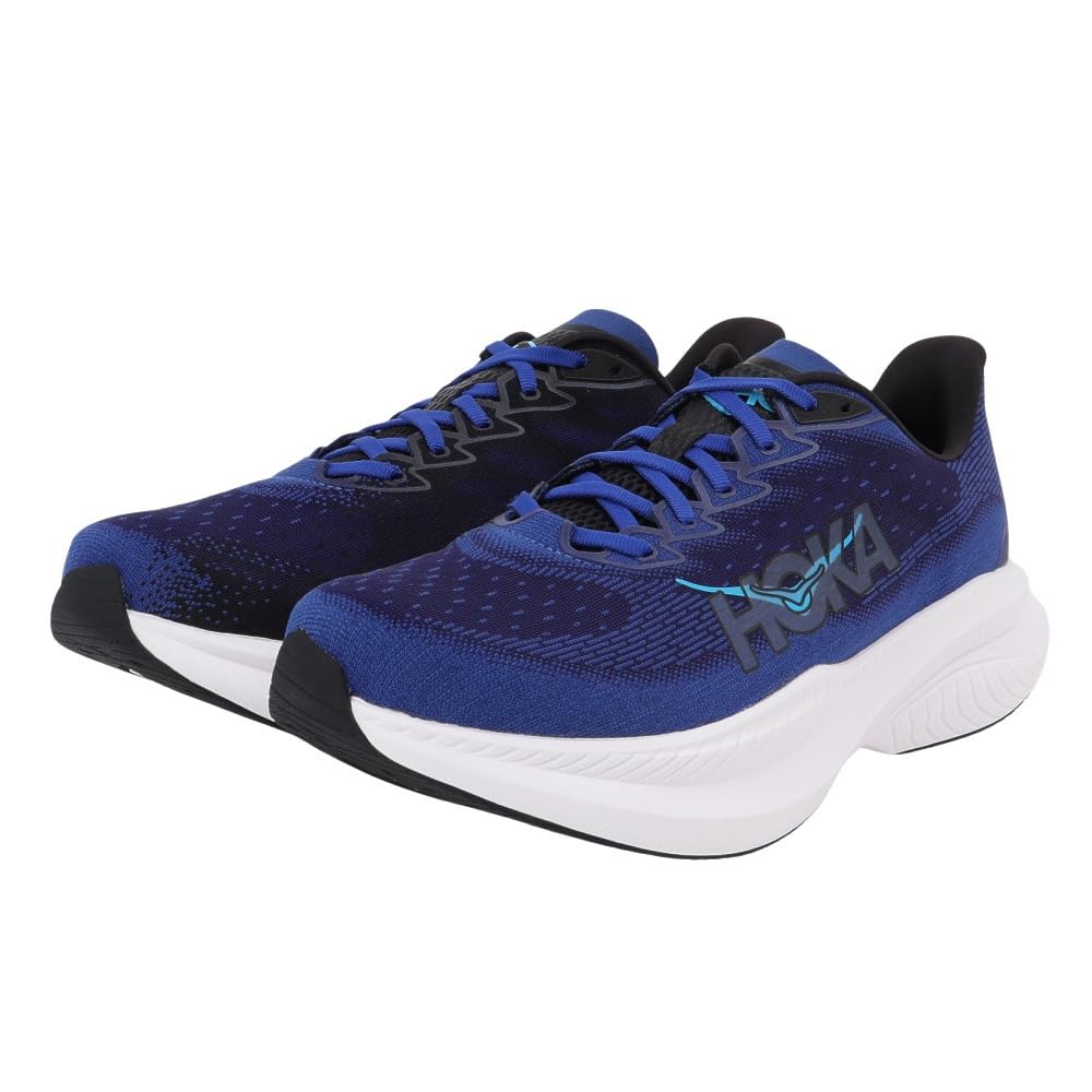 HOKA Mach 6 Wide Running Black and Size Shoes, Navy, 29.0, Men's, 1147833-BNGH