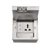 Marble Style UK Stainless Steel Embedded Floor Power Socket 13A