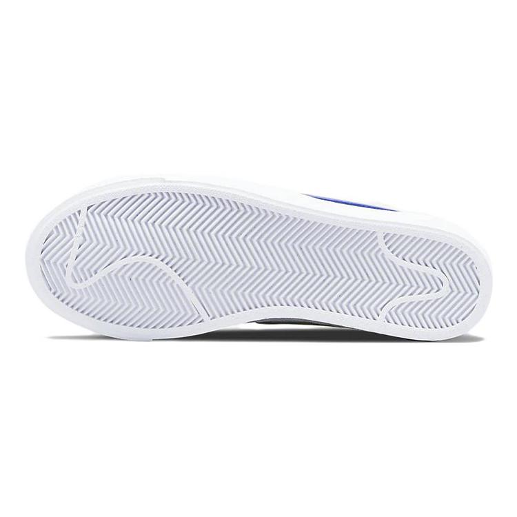 New Nike Blazer Low '77 'White Chlorophyll Medium Blue' GS DA4074-109