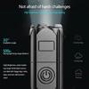 Tragbare LED-Taschenlampe ABS Starke Lichtfokussierung Taschenlampe USB-wiederaufladbar Outdoor Haus Starke Lichtstrahler Wasserdicht