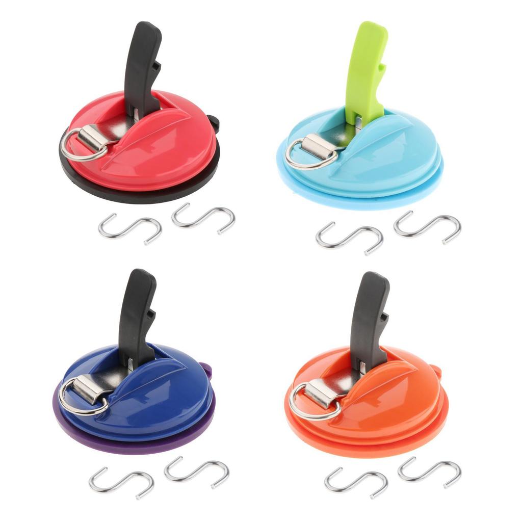 shopsuntek Car Suction Cup Anchor with Securing S Hook Car Tensioner for