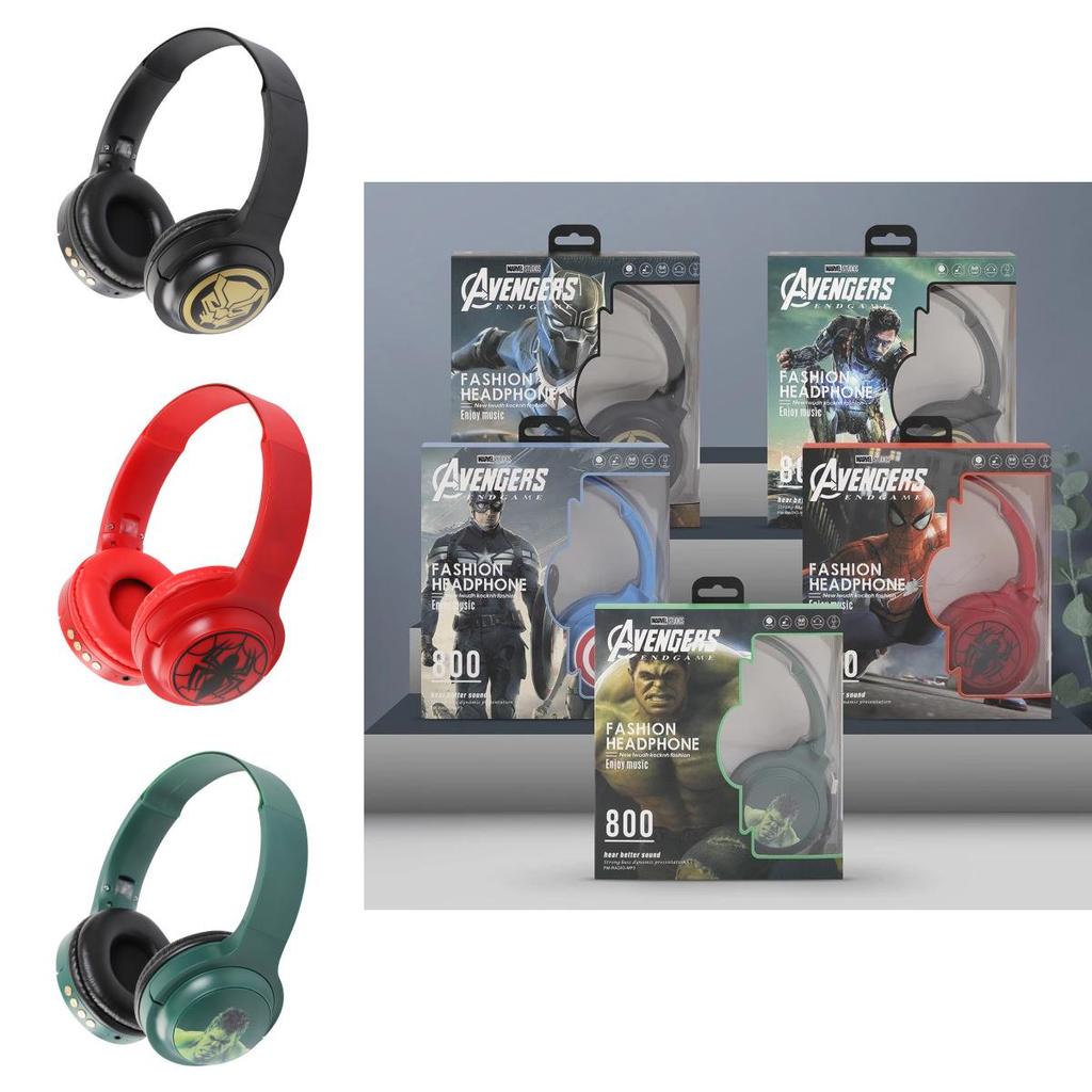 Marvel Iron Man Spiderman Captain Kabellose Kopfhörer - Fünf Einzigartige Designs für Musik und Anrufe