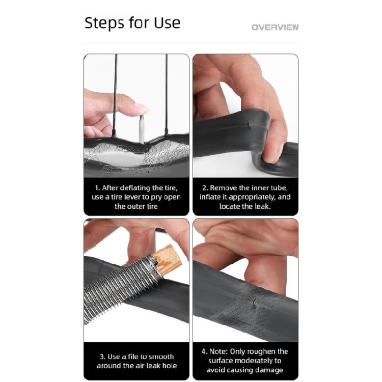 Bicycles Flat Tire Repair Kits Bicycles Inner Tube Tire Tool Bike Tire Repair Kits Rubber Patches Puncture Patches Kits