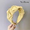 Fashion Women Pleated Wide Side Hairband Candy Color Hair Hoop Hair Accessories