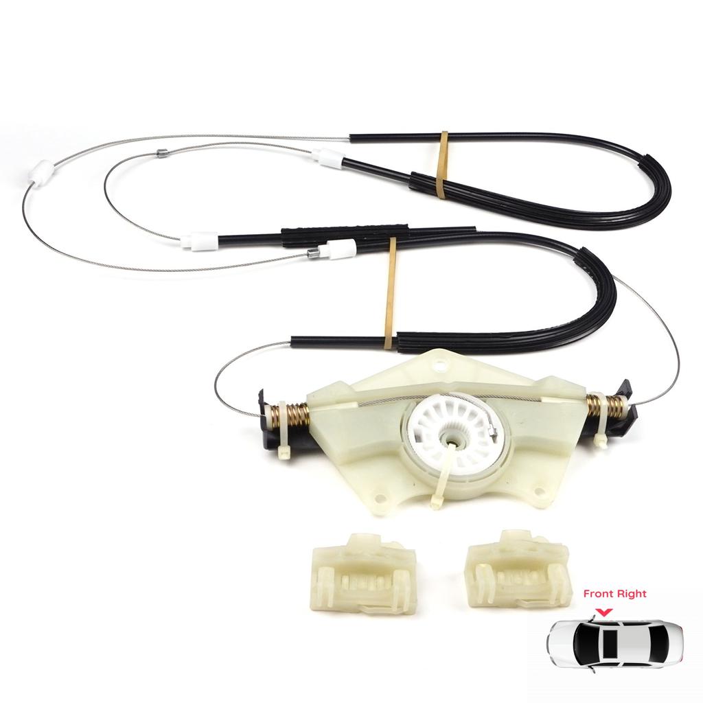 BWR410 Power Window Lifter Regulator Repair Kit Front Right Door for VW Passat B5 B5.5 3B 3BG Skoda Superb MK1 B5 3U 3B1837462