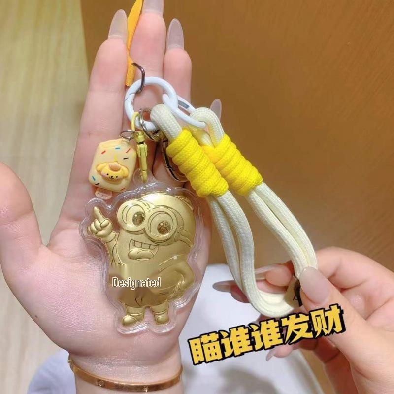 

Підвіска з золотим міньйоном 999 проби - мультяшний подарунок на День святого Валентина для жінок