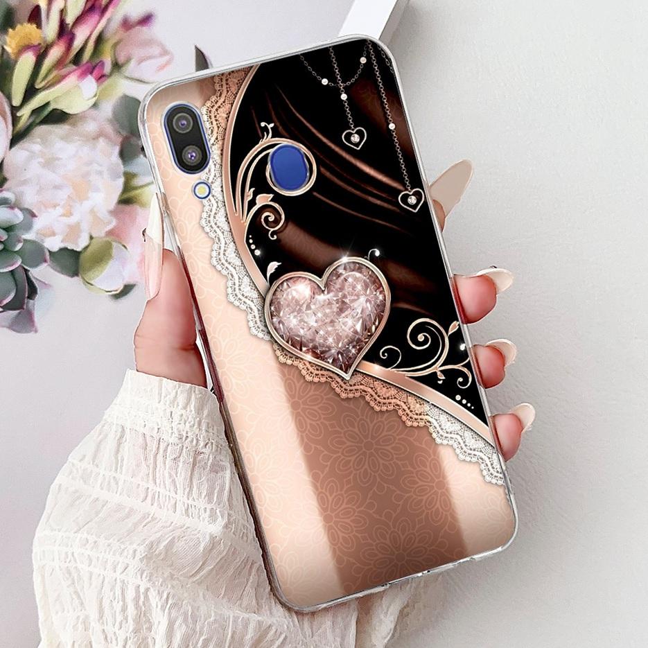 For Samsung Galaxy M10 M20 M30 Case New Fashion Painted Cover Clear Silicone Soft Slim Phone Case For Samsung M10 M20 M30 Fundas