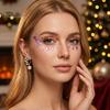 Long Lasting Stage Makeup Glitter Butterfly Face Stickers, Waterproof Temporary Tattoos for Festival Party Makeup, Easy Application Water Transfer