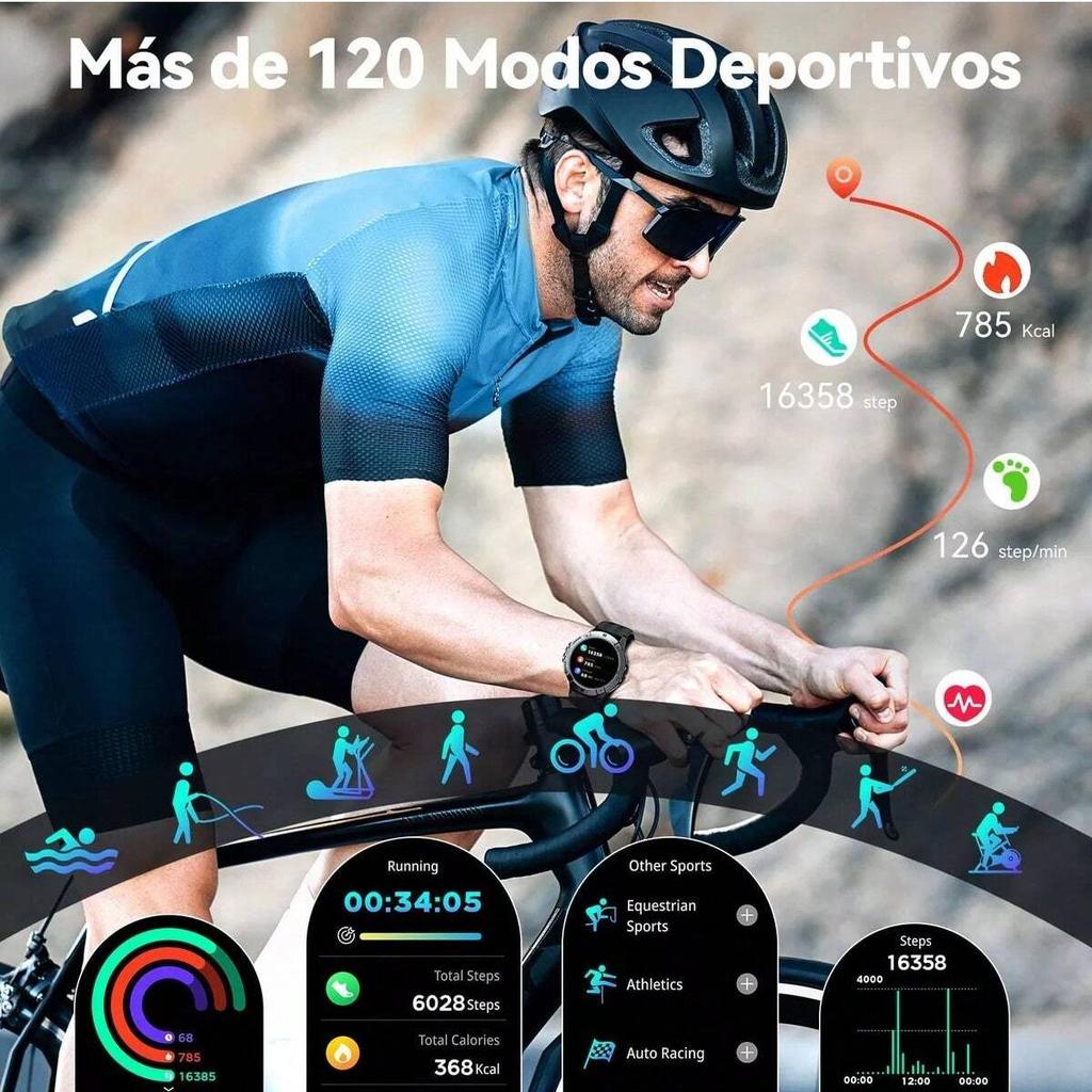 Cubot C29 Smartwatch 1.52-inch 1ATM Waterproof Sport Watch for Men 410mAh Battery, Bluetooth Call, Heart Rate&24H Health Monitor