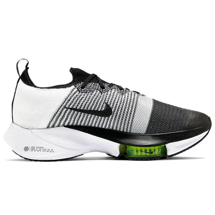 Nike Air Zoom Tempo NEXT% Flyknit 'Black White Volt' Men's CI9923-001
