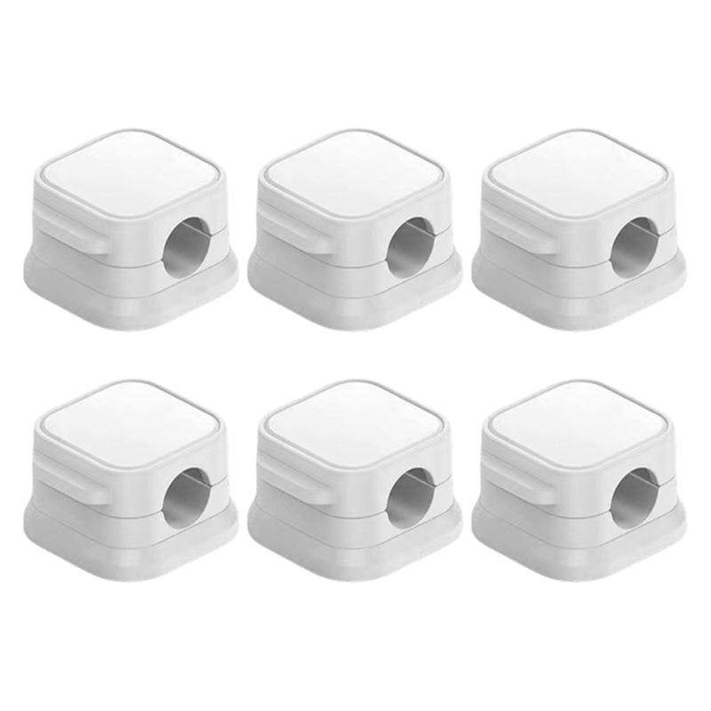 

Magnetic Cable Management Clip Desk Cord Organizers Adhesive Wire Holder for Nightstands Car 1