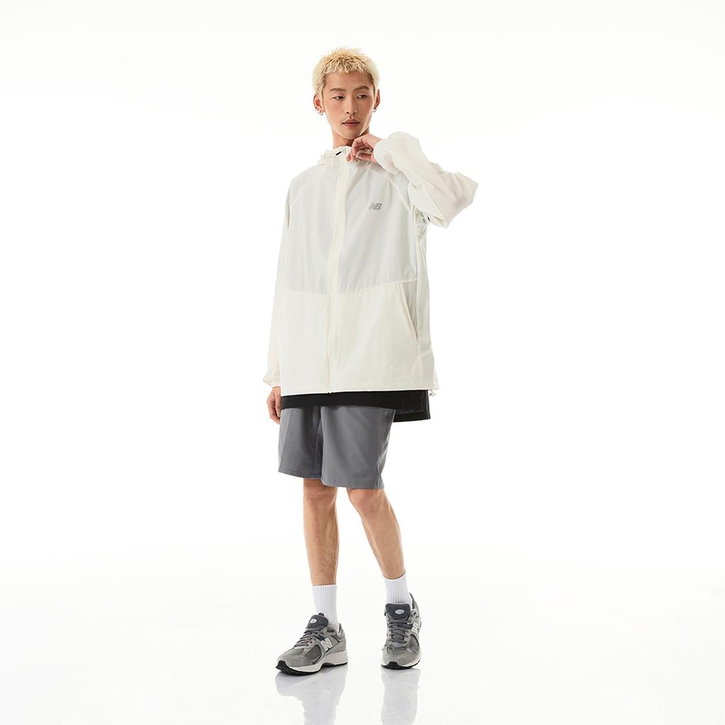 New Balance Runners ArenAsia Sizing 't Normal Hooded Jacket 'White' Unisex NAE24101-WT