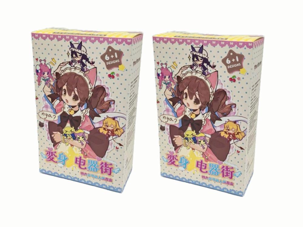 Genuine Henshin Denkigai Series Mjd Blind Box Mystery Box Caixa Caja Dolls Gift Desktop Ornament Anime Peripherals Figure Toys
