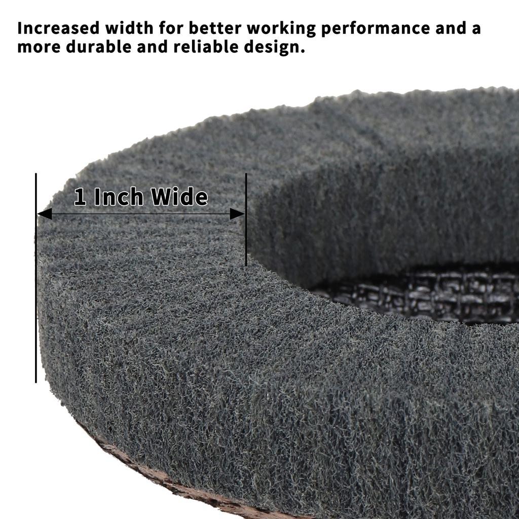 DBSAFE 4 4.5 5 Inch Nylon Fiber Flap Polishing Wheel Disc 800 Grit For Angle Grinder Wood Metal Buffing