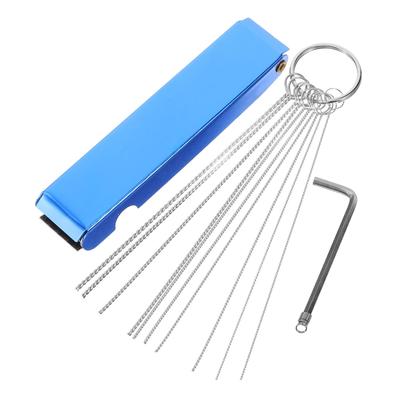 HOODANCOS MOTORCYCLE CARBURETER CLEANING KIT POINT Torch Tip Cleaning with Hex Wrench Detail Cleaning Tool for Maintenance Cleaning