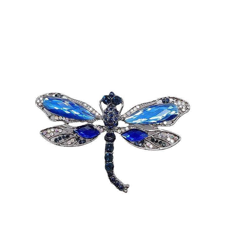 High-End Retro Dragonfly Brooch – Versatile Decorative Corsage Pin for Men and Women
