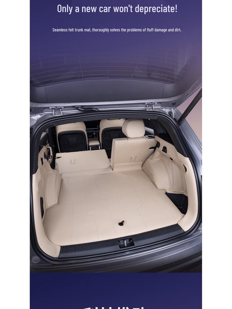 Xingyue L Trunk Mat: Full Coverage for 26 Geely Models, Original Car Color