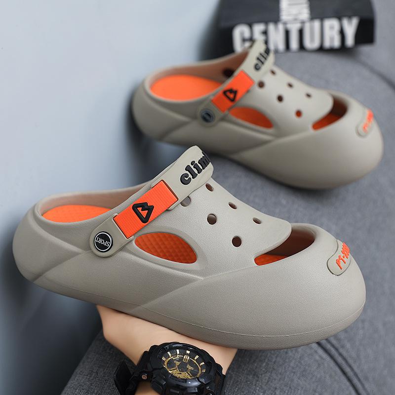 

Мужские летние дышащие нескользящие сандалии на толстой подошве 2024 38