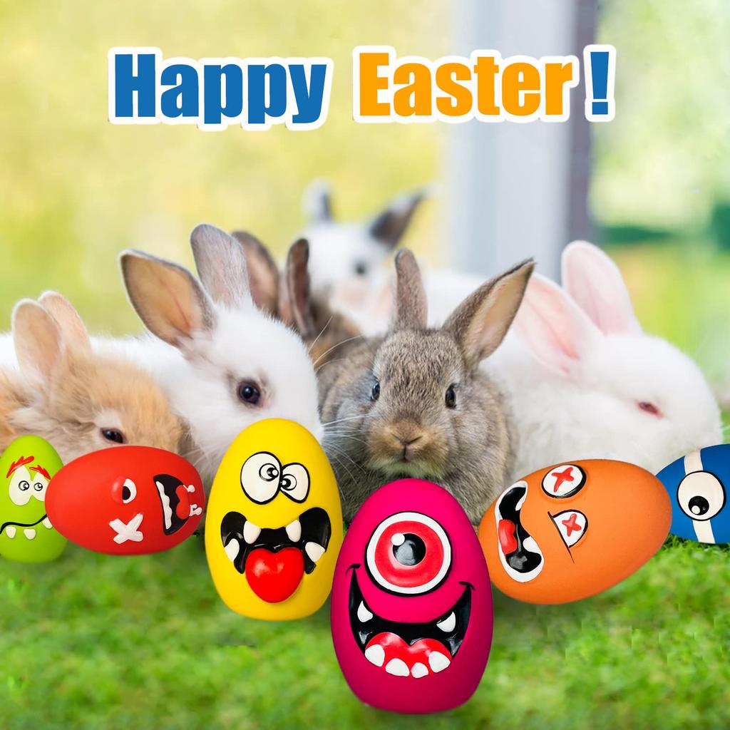 Kutya Játékok Kutya Játékok Tojások Stressz Tojás Kistestű Kutyáknak Alkalmas 6 Darabos Készlet Hangok, Enyhítés, Alakú, -