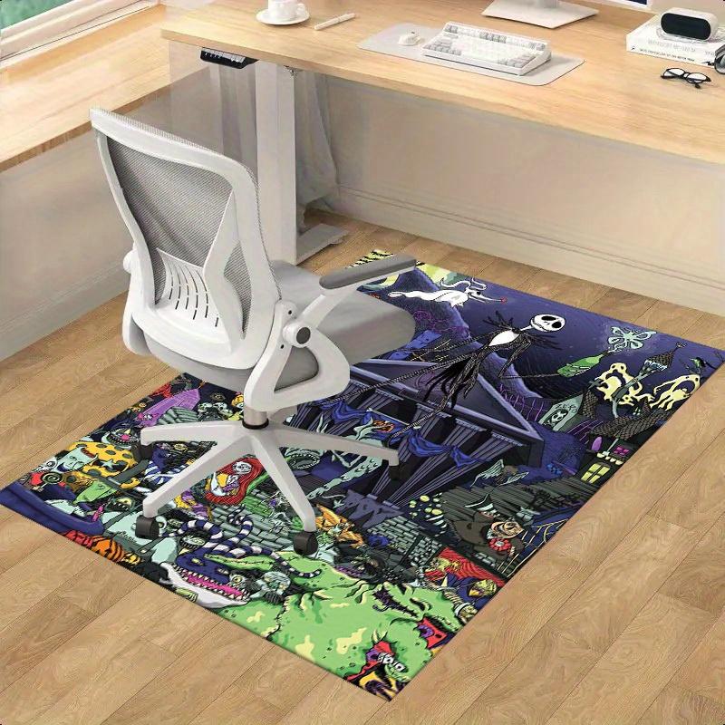 

1pc,Nightmare Before Christmas Jack Skellington Halloween Party Scene Area Rug - Perfect for Home, Office, or Outdoor Decor - Unique Gift Id 60cm by 90cm