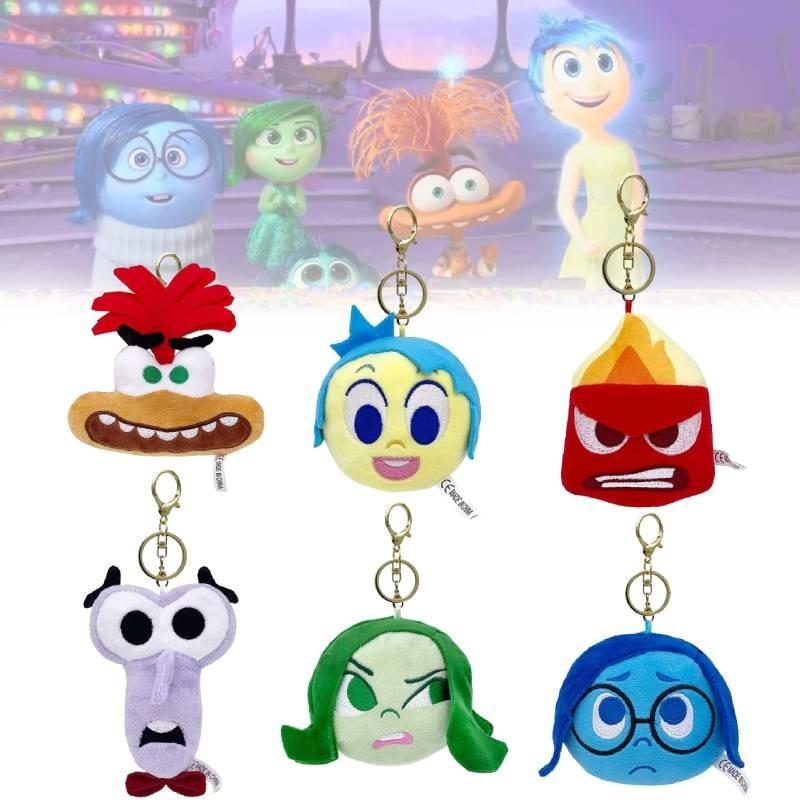 Adorable Inside Out 2 Plush Toys Premium Short Plush Material Cute Keychain Sizes