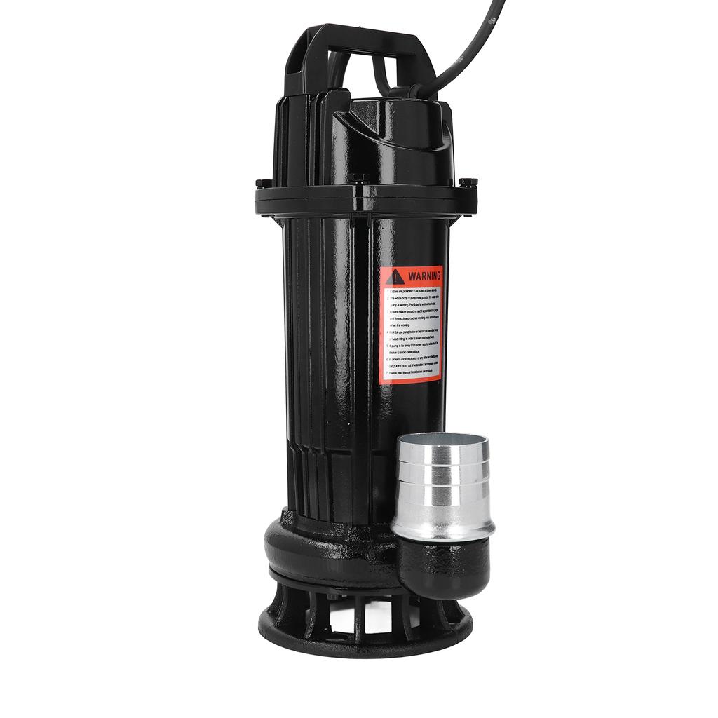 Kit de sistema de corte de águas residuais submersíveis de ferro fundido para bomba de esgoto 12m3h 50mm de diâmetro de saída com 10m