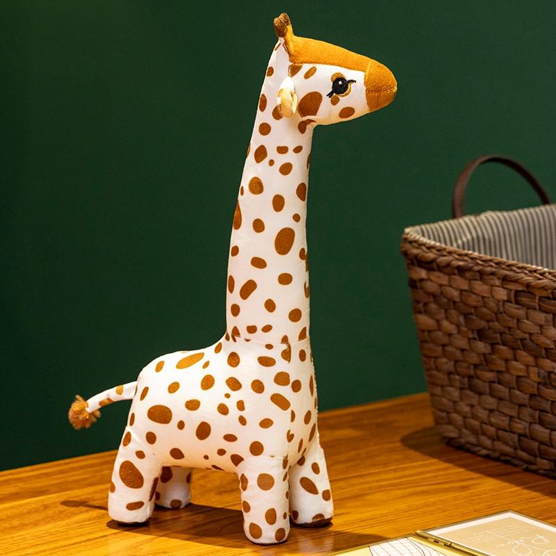 Kawaii Simulation Giraffe Schlafpuppe Weiches Plüschtier 40cm/65cm Neu 1 Stück Geburtstagsgeschenk Heimdekoration Sofa Bett Ornament