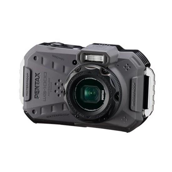PENTAX WG-1000 Gray Professional Waterproof Digital Camera 15m (Continuous 1 Hour) 2m Shock Resistant Dustproof Specification 2153