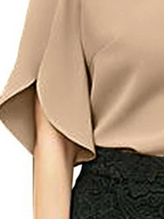 Women's Spring/Summer Casual Short-Sleeve Top - European American Style