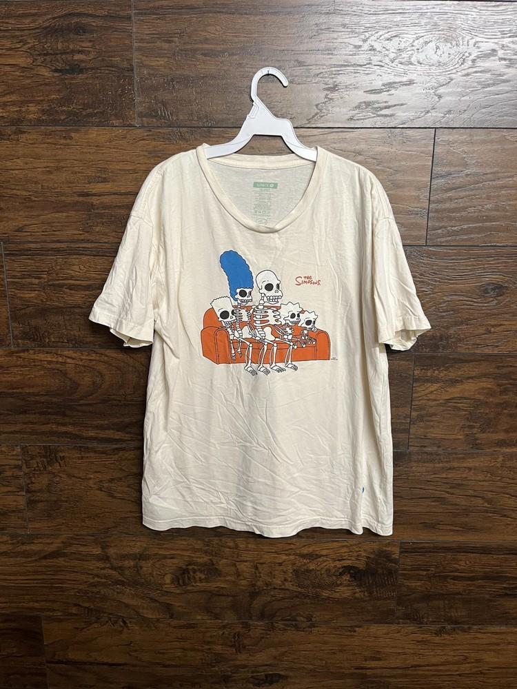 Stance x The Simpsons Skeletons Couch T-shirt - L Unisex T-Shirt S