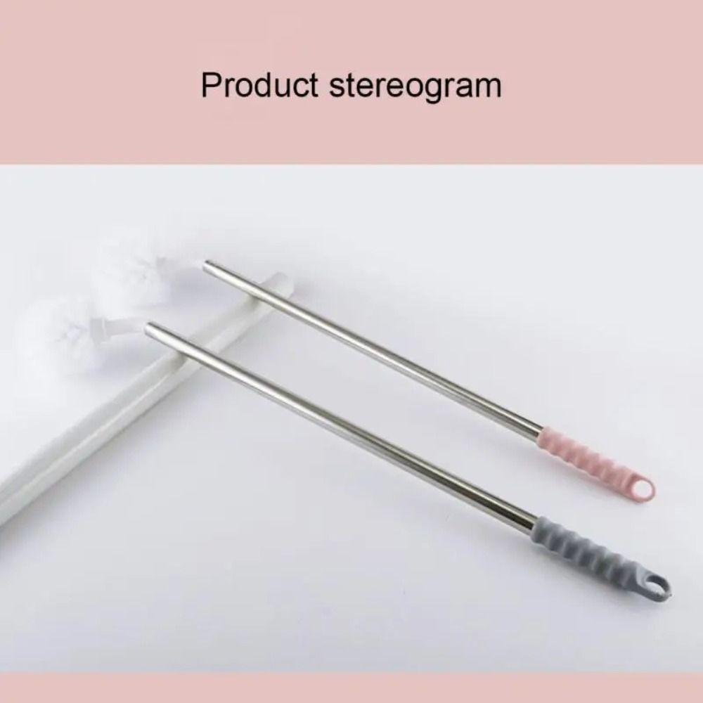 Household Bucket Washing Brush Stainless Steel Rod Cleaner Water Dispenser Cleaning Brush
