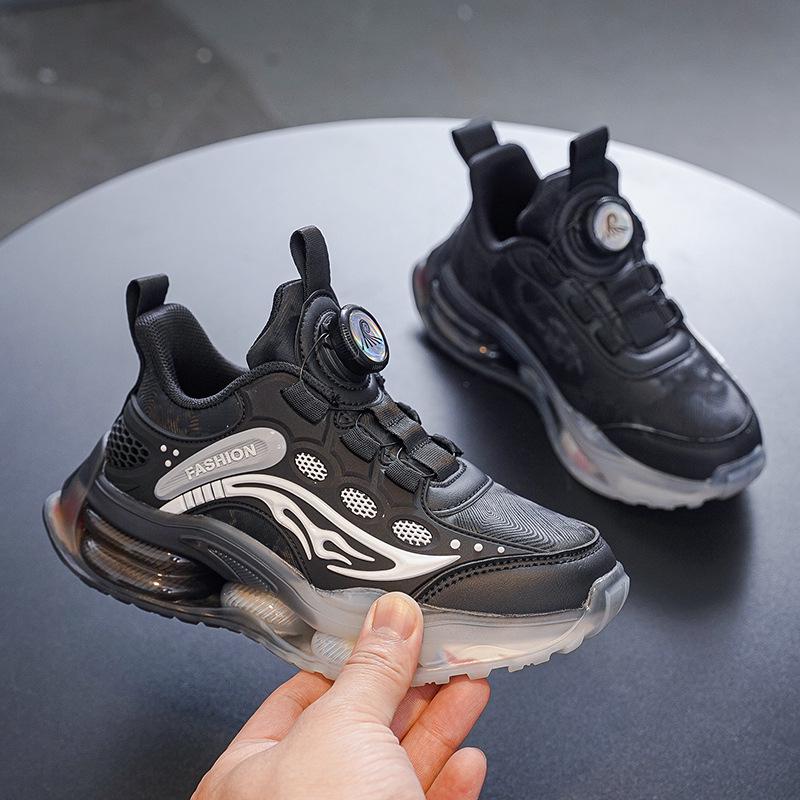 Breathable Boys' Sports Shoes: Mesh Running & Basketball Sneakers for Toddlers