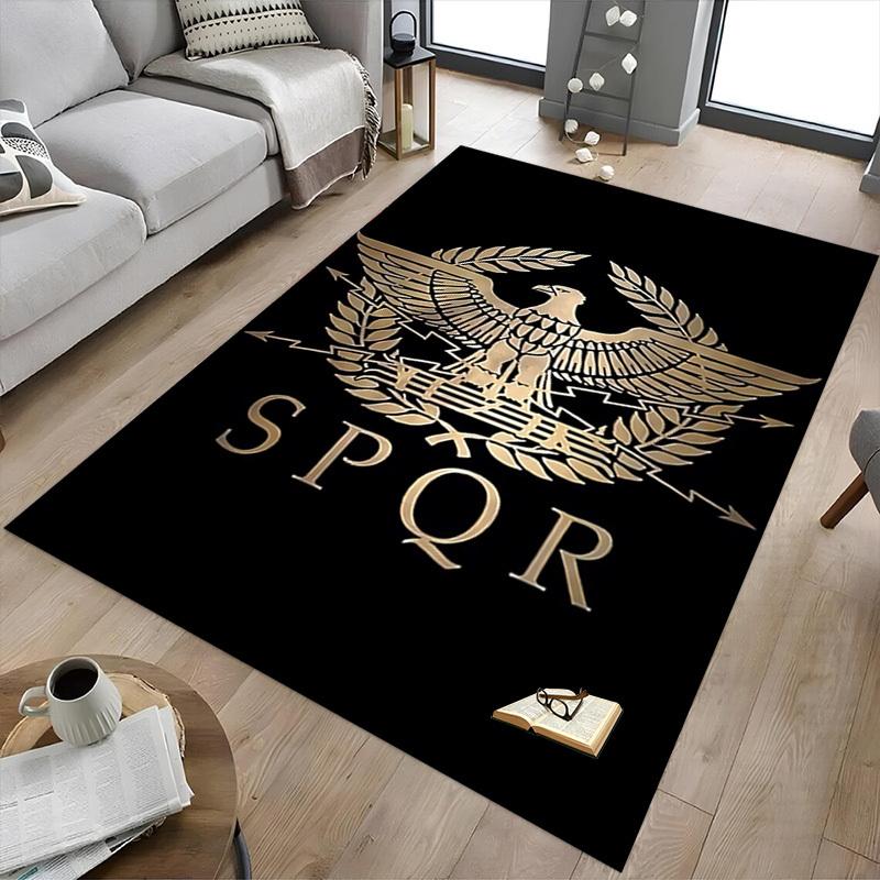 1pc Eagle SPQR Carpet, Office Rug Outdoor Mat Home Decor Area Carpet Festival