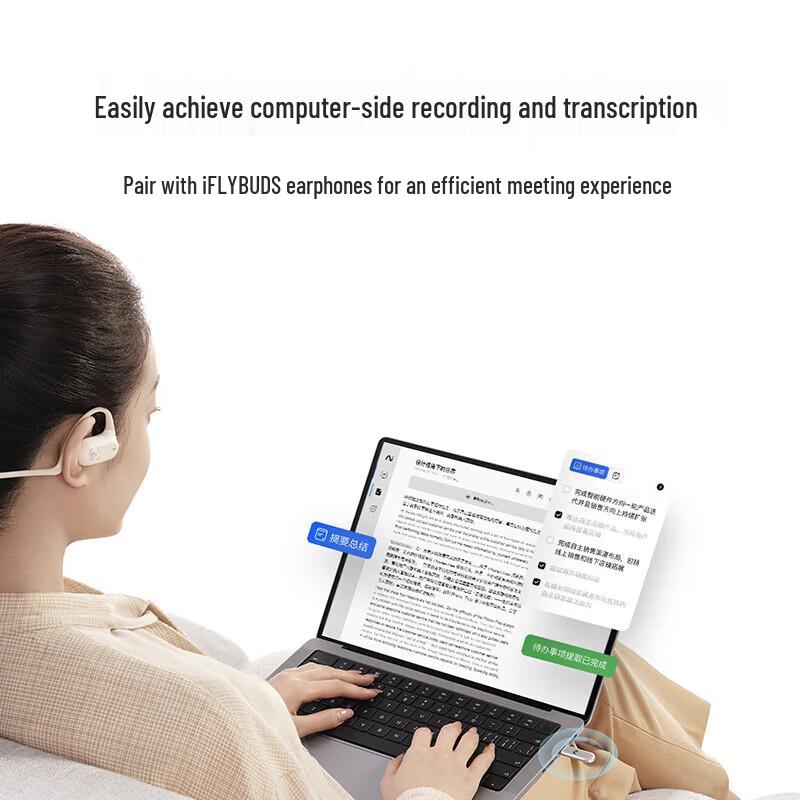 iFLYTEK AI Meeting Assistant Earbuds Kit