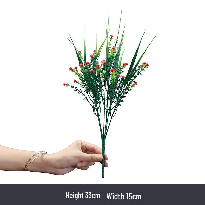 Künstliche Efeutute Grünpflanzen: Einzelstiel-Blumenarrangement für Wohnzimmer-Wanddeko