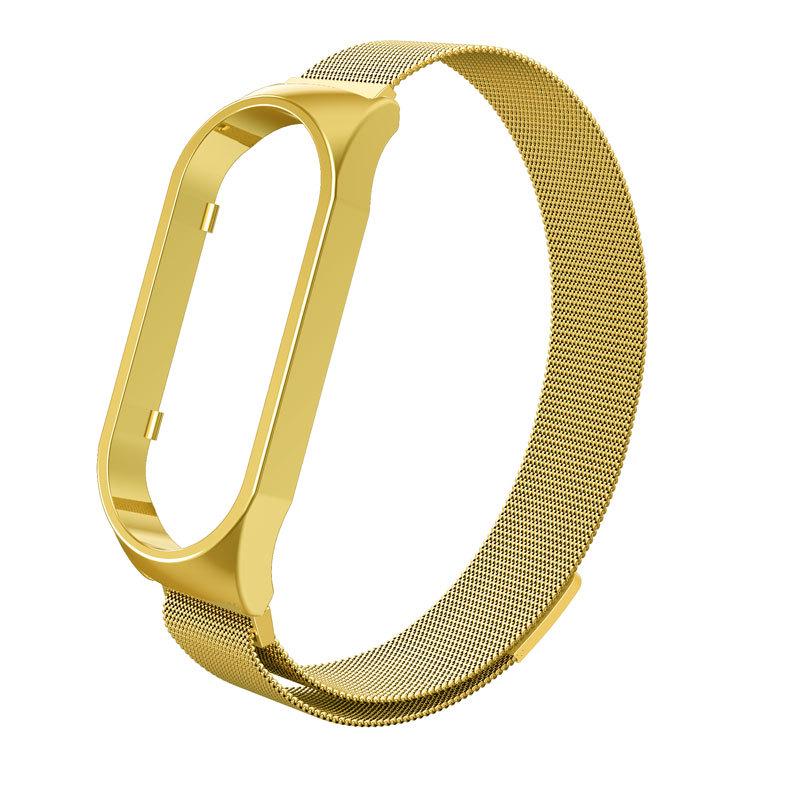 Xiaomi Band 7 Milanese Magnetic Stainless Steel Strap - Adjustable Replacement Wristband