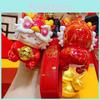 Jinnew Red Resin Keyring With Dragon Year Cartoon Character For Gift And Organizer