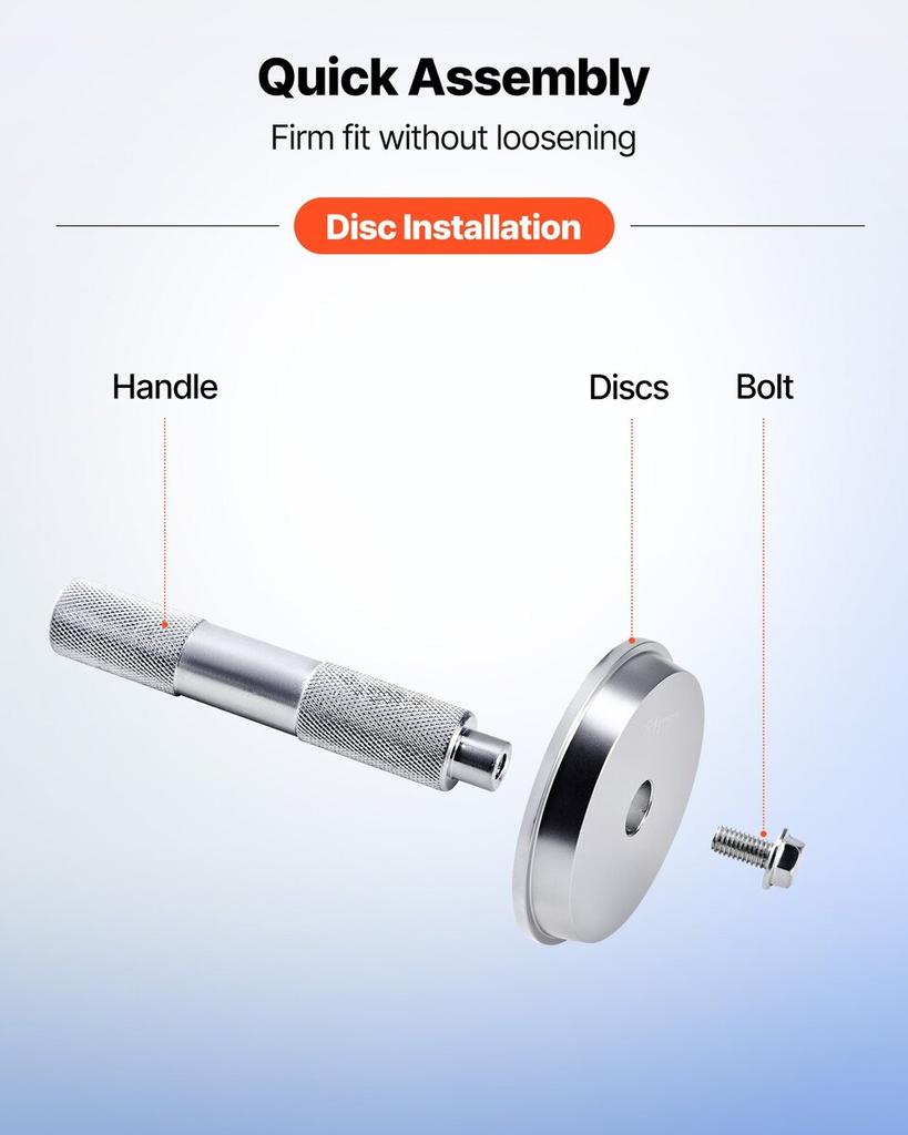 Bearing Press Kit, 10 Pcs, Bearing Race and Seal Driver Set with 9 Bushings and Handle Shaft, Bushing Driver Tool Set, Heavy Duty Aluminum Alloy