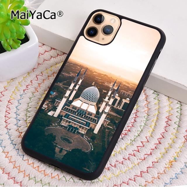 Muslim Mosque Building Colourful Style Phone Case For iPhone 17 Air 16 pro max 15 14 plus 12 13 Shell Cover coque