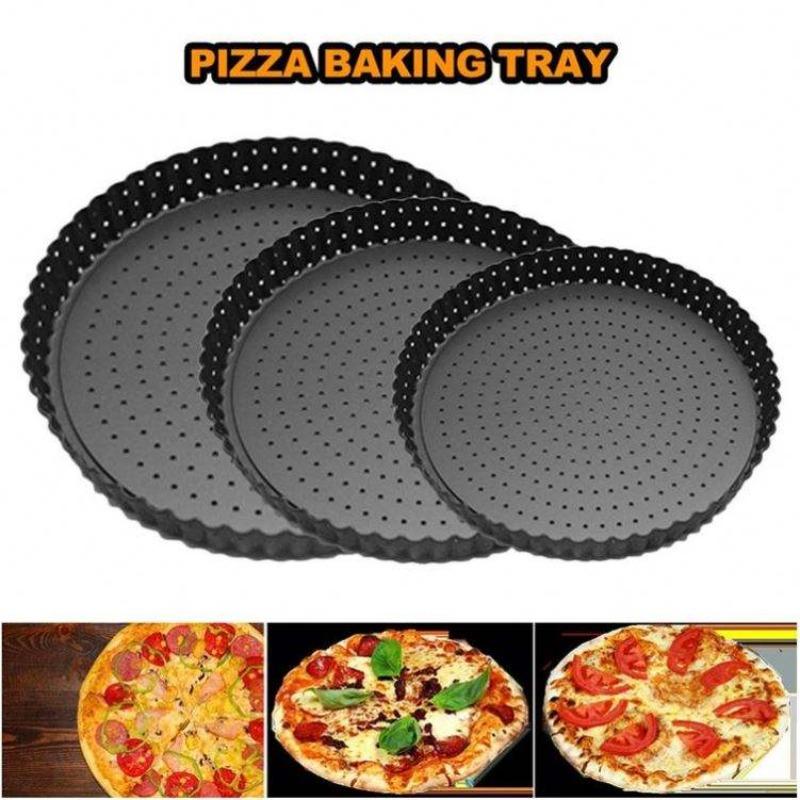 5/8/9inch Perforated Cake Pan PIZZA Pan Non-Stick Fruit Pie Cake Molds Baking Pan Bottom Baking Tray Bakeware Tools