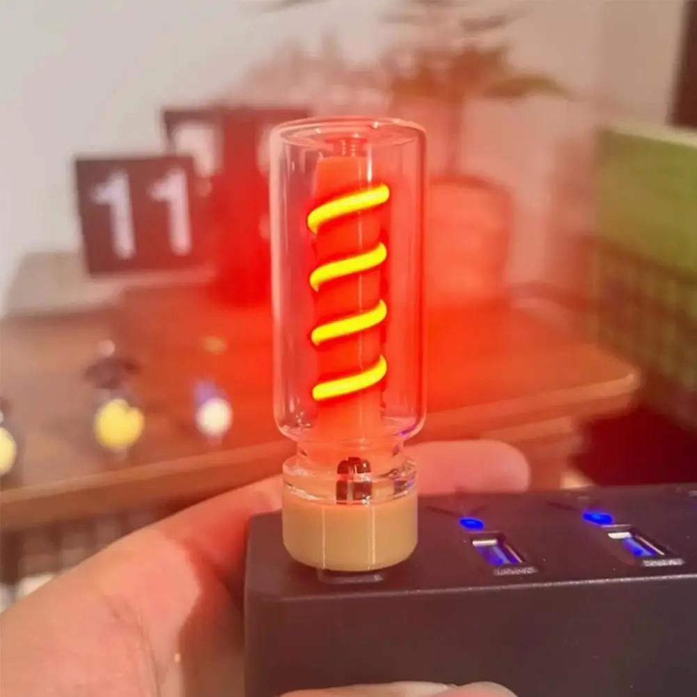 LED USB Filament Light Bulb DC5V Touch Adjustable Brightness Bulb Interior Automotive Atmosphere Nightlight Light U7Q0